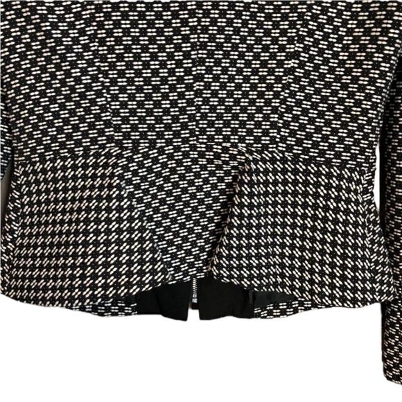 Calvin Klein black & white zip up blazer/ coat - Picture 8 of 9